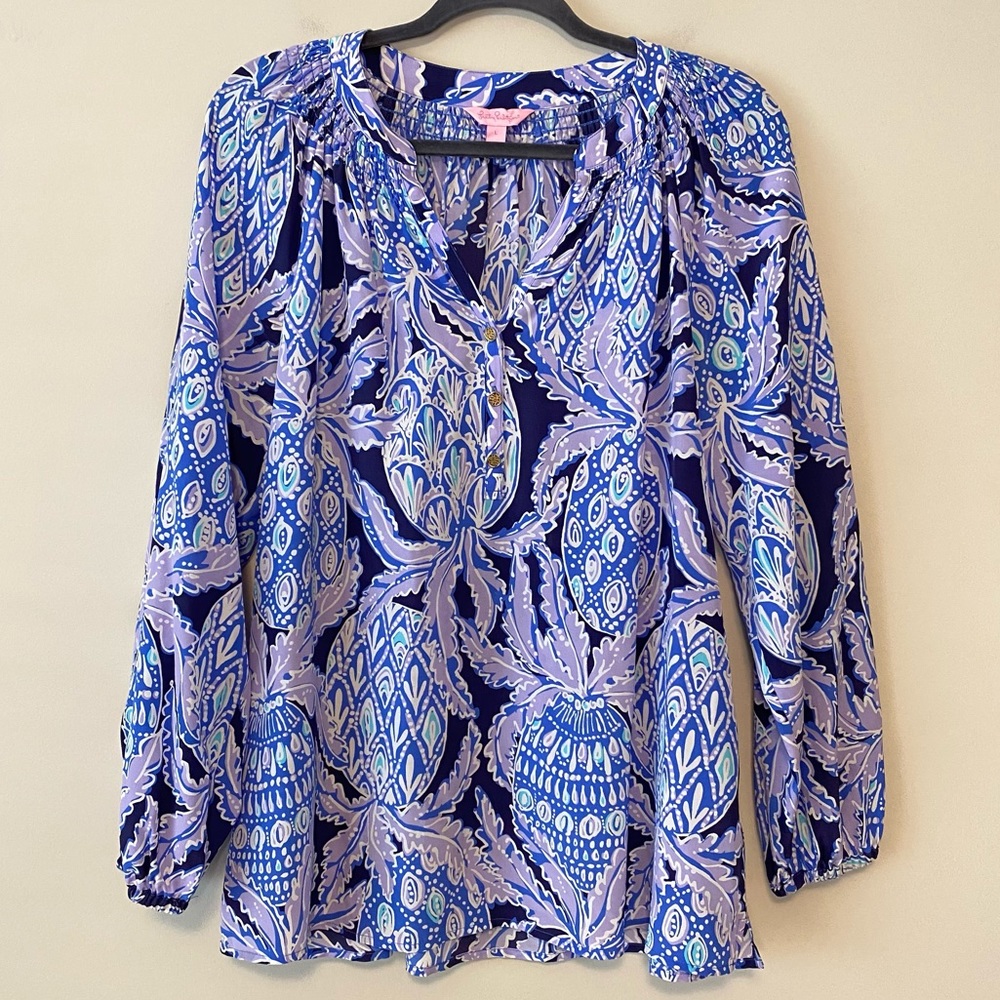 Lilly Pulitzer Elsa Silk Top